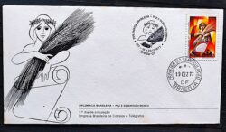 Envelope FDC 144 1977 Diplomacia Direito CBC e CPD Brasilia