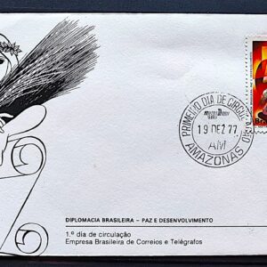 Envelope FDC 144 1977 Diplomacia Direito CPD AM 1