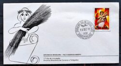 Envelope FDC 144 1977 Diplomacia Direito CPD AM 3