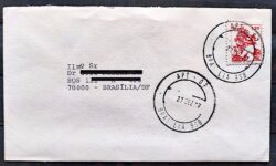 Envelope PVT 1977 Selo Recursos Economicos Cafe Regular CPD Brasilia