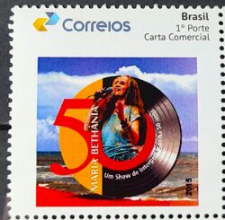 PB 18 Selo Personalizado Maria Bethania Musica 2015