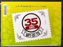 Vinheta do Selo Personalizado 35 Anos MPT DF TO