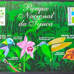 B 163 Bloco Parque Nacional da Tijuca Beija Flor Fauna Flora 2011 Sem Codigo de Barras 5