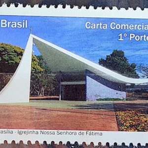 C 2944 Selo Despersonalizado Brasilia Turismo 2010 Igreja Igrejinha Religiao