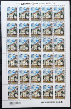 C 2961 Selo Mosteiro de Sao Bento Sorocaba Igreja Religiao 2010 Folha