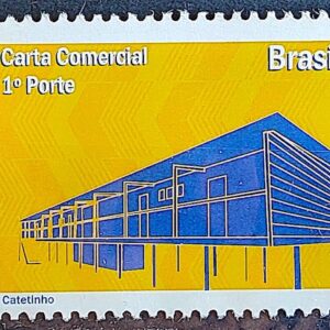 C 2964 Selo Despersonalizado Brasilia Sonho e Realidade Turismo 2010 Catetinho Arquitetura