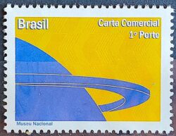 C 2966 Selo Despersonalizado Brasilia Sonho e Realidade Turismo 2010 Museu Nacional
