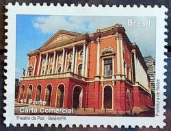 C 2991 Selo Despersonalizado Para Turismo 2010 Teatro da Paz Arquitetura