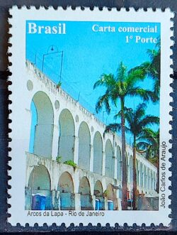 C 3038 Selo Despersonalizado Maravilhas do Rio de Janeiro Turismo 2010 Arcos da Lapa