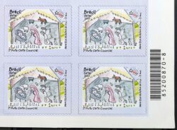 C 3051 Selo Religiao Natal Presepio 2010 Codigo de Barras