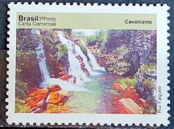 C 3066 Selo Despersonalizado Goias Turismo 2010 Cachoeira Cavalcante