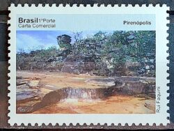 C 3074 Selo Despersonalizado Goias Turismo 2010 Pirenopolis