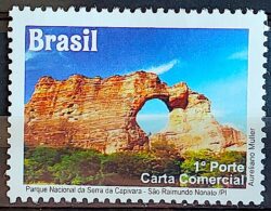 C 3114 Selo Despersonalizado Piaui Turismo 2011 Serra da Capivara
