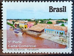 C 3118 Selo Despersonalizado Piaui Turismo 2011 Porto das Barcas Parnaiba