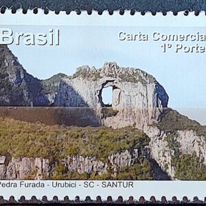 C 3170 Selo Despersonalizado Encantos de Santa Catarina Turismo 2012 Pedra Furada Urubici