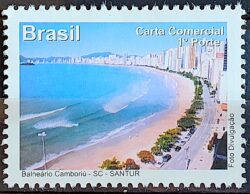 C 3177 Selo Despersonalizado Encantos de Santa Catarina Turismo 2012 Balneario Camboriu