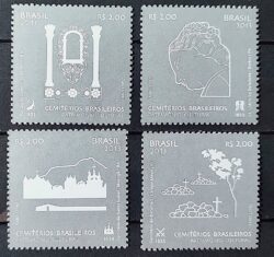 C 3296 Selo Cemiterios do Brasil 2013 Serie Completa 2