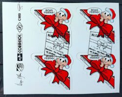 C 3312 Selo Turma da Monica Natal Laco 2013 Quadra CBC SP Vinheta Correios