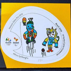 C 3598 Selo Nossos Selos Rio 2016 Olimpiadas Paralimpiadas