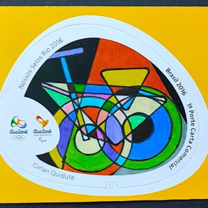 C 3602 Selo Nossos Selos Rio 2016 Olimpiadas Paralimpiadas Cadeira de Rodas