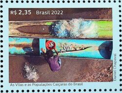 C 4058 Selo As Vilas e as Populacoes Caicaras Barco Navio 2022