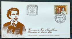 Envelope FDC 145 1978 Fosca de Carlos Gomes Musica CBC e CPD SP 1