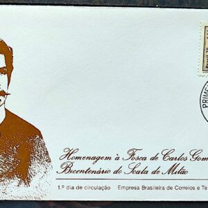 Envelope FDC 145 1978 Fosca de Carlos Gomes Musica CPD SP 1