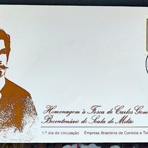 Envelope FDC 145 1978 Fosca de Carlos Gomes Musica CPD SP 2