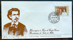 Envelope FDC 145 1978 Fosca de Carlos Gomes Musica CPD SP 5