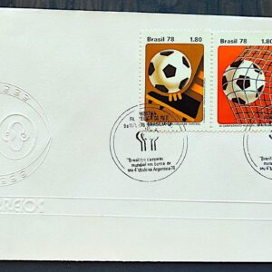 Envelope FDC 146 1978 Futebol Argentina CBC Olho de Boi 2