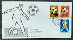 Envelope FDC 146 1978 Futebol Argentina CBC e CPD AM