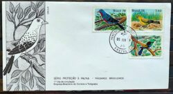 Envelope FDC 150 1978 Fauna Passaros Aves Mapa CPD AM
