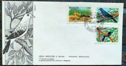 Envelope FDC 150 1978 Fauna Passaros Aves Mapa CPD MG