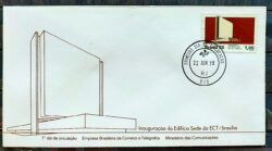 Envelope FDC 152 1978 Edificio da ECT Comunicacao Arquitetura CPD RJ