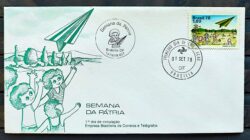 Envelope FDC 159 1978 Semana da Patria CBC e CPD DF Brasilia