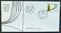 Envelope FDC 161 1978 Supremo Tribunal Federal Direito Justica CBC e CPD DF Brasilia 2