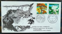Envelope FDC 162 1978 Parque do Iguacu Meio Ambiente Ipe Cachoeira CBC e CPD PR