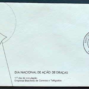 Envelope FDC 168 1978 Acao de Gracas Religiao CPD MG