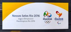Vinheta do Selo Nossos Selos Rio 2016 Olimpiadas Paralimpiadas