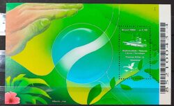 B 115 Bloco Presenca Militar na Amazonia Navio Ciencia Tecnologia Aves Mao Bandeira 2000