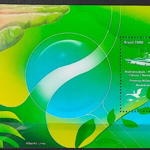 B 115 Bloco Presenca Militar na Amazonia Navio Ciencia Tecnologia Aves Mao Bandeira 2000