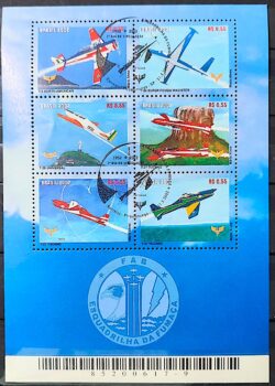 B 124 Bloco Esquadrilha da Fumaca Aviao Aviacao Militar 2002 CBC SP