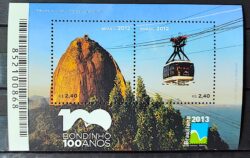 B 171 Bloco Bondinho Pao de Acucar Rio de Janeiro Brasiliana 2012