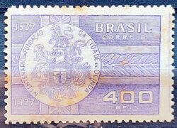 C 128 Selo Centenario de Olinda Pernambuco Brasao 1938 2