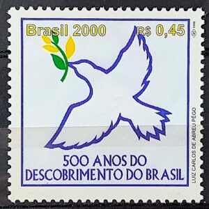 C 2262 Selo 500 Anos Descobrimento do Brasil 2000 Pomba