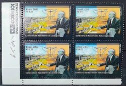 C 2445 Selo Lucio Costa Arquitetura Brasilia 2002 Quadra Vinheta Correios