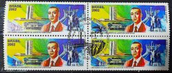 C 2448 Selo Presidente Juscelino Kubitschek Brasilia Igreja 2002 Quadra CBC BSB