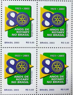 C 2507 Selo Rotary Internacional 2003 Quadra