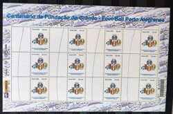 C 2542 Selo Personalizado Gremio Futebol 2003 Folha Vinheta Branca Riscada