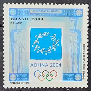 C 2575 Selo Olimpiadas Atenas Logo 2004